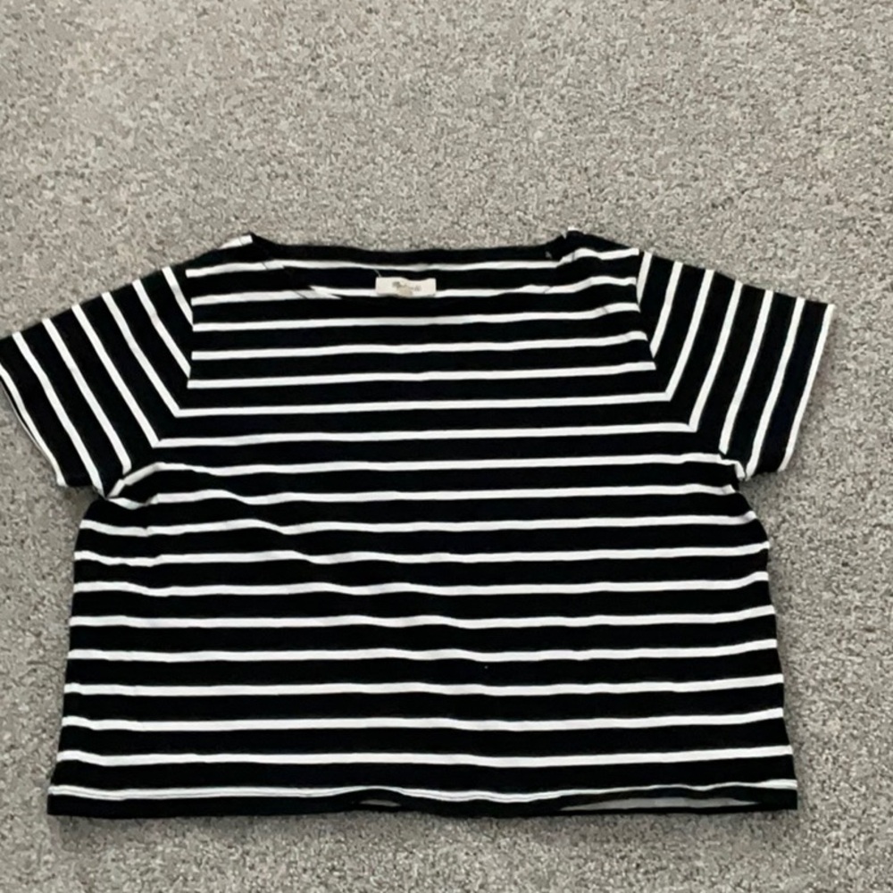 Black and White Striped T-Shirt